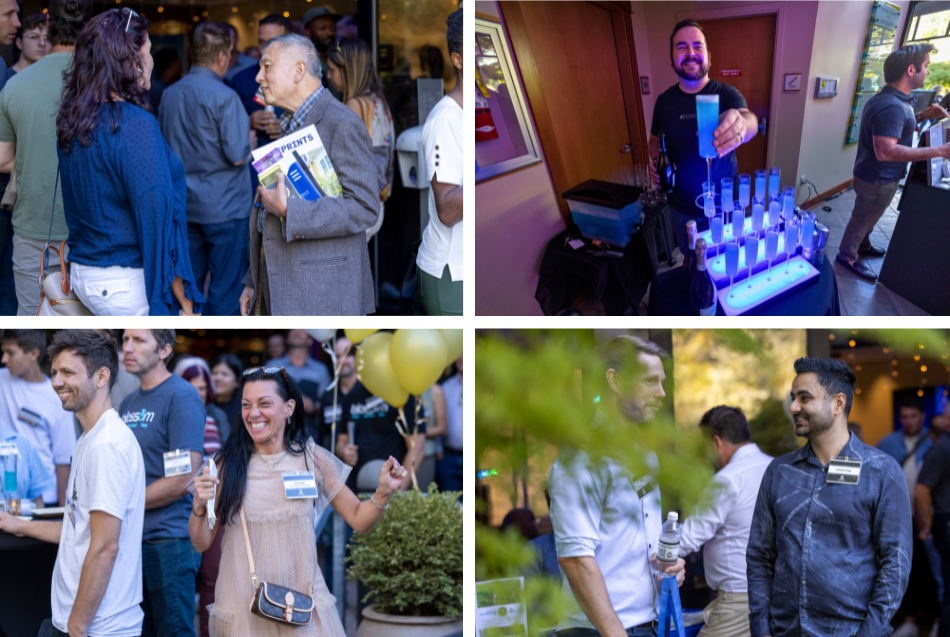 Members enjoying themselves at networking event hosted at MBAKS.