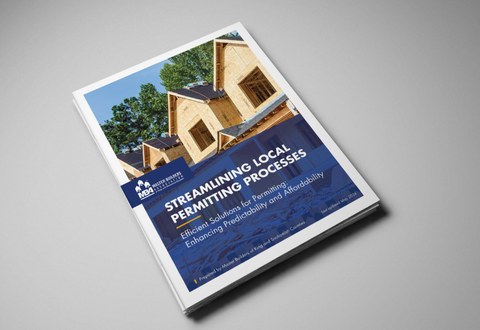 Report cover image with home on gray background