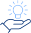 Hand with Light Icon