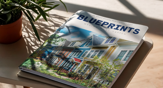 magazine on wooden bench