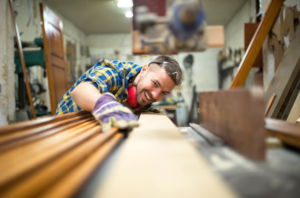 An image of a woodworker