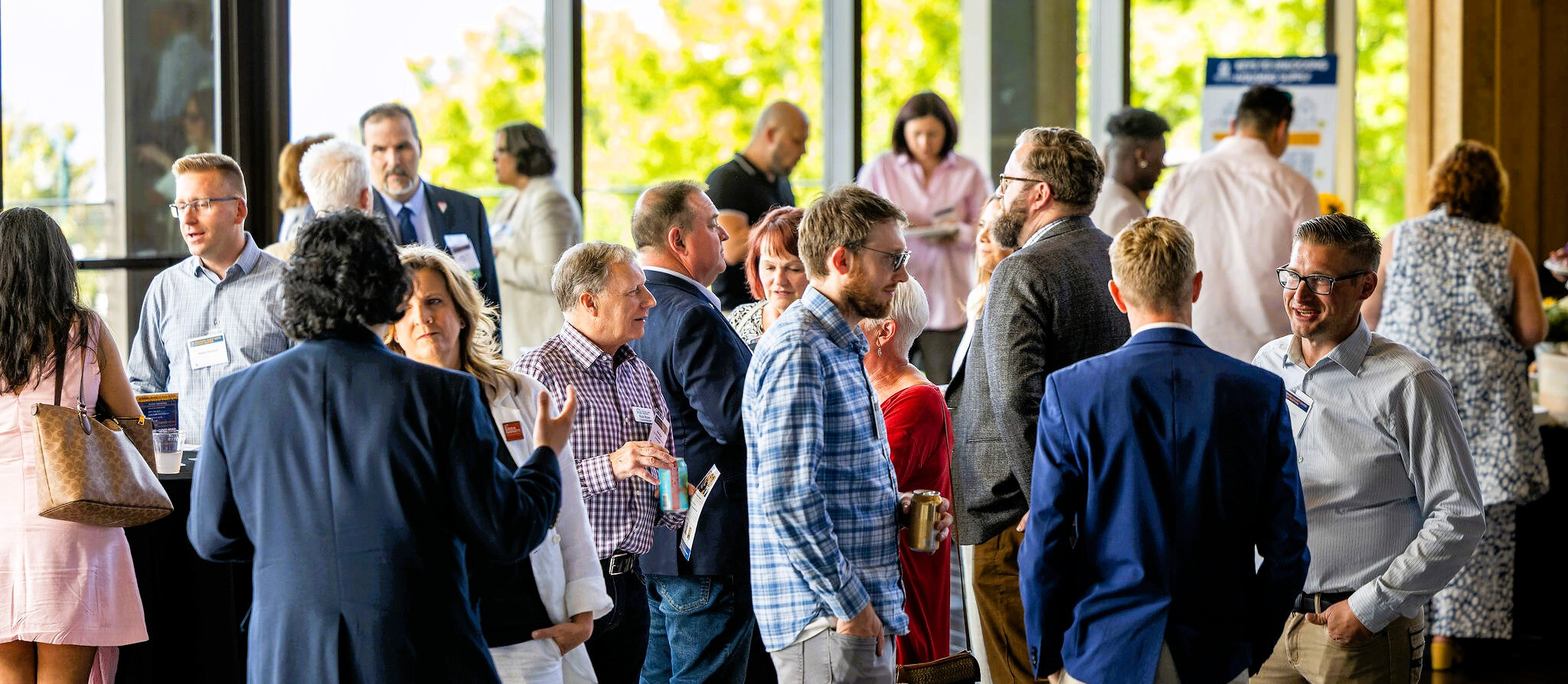 Members gather to connect