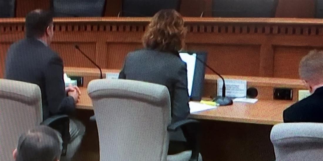 MBA member Duana Koloušková of Johns Monroe Mitsunaga and Koloušková, testifying on behalf of SB 5212 at a Senate Local Government Committee hearing on Jan. 24, 2017