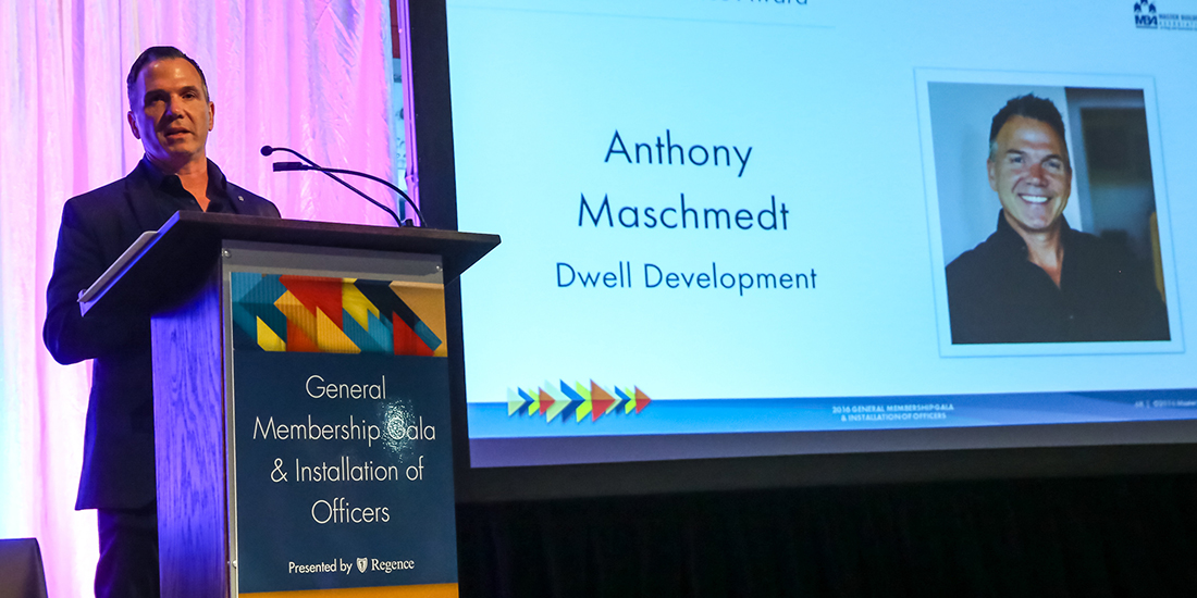 Anthony Maschmedt, Dwell Development, Built Green® Moving the Market award winner