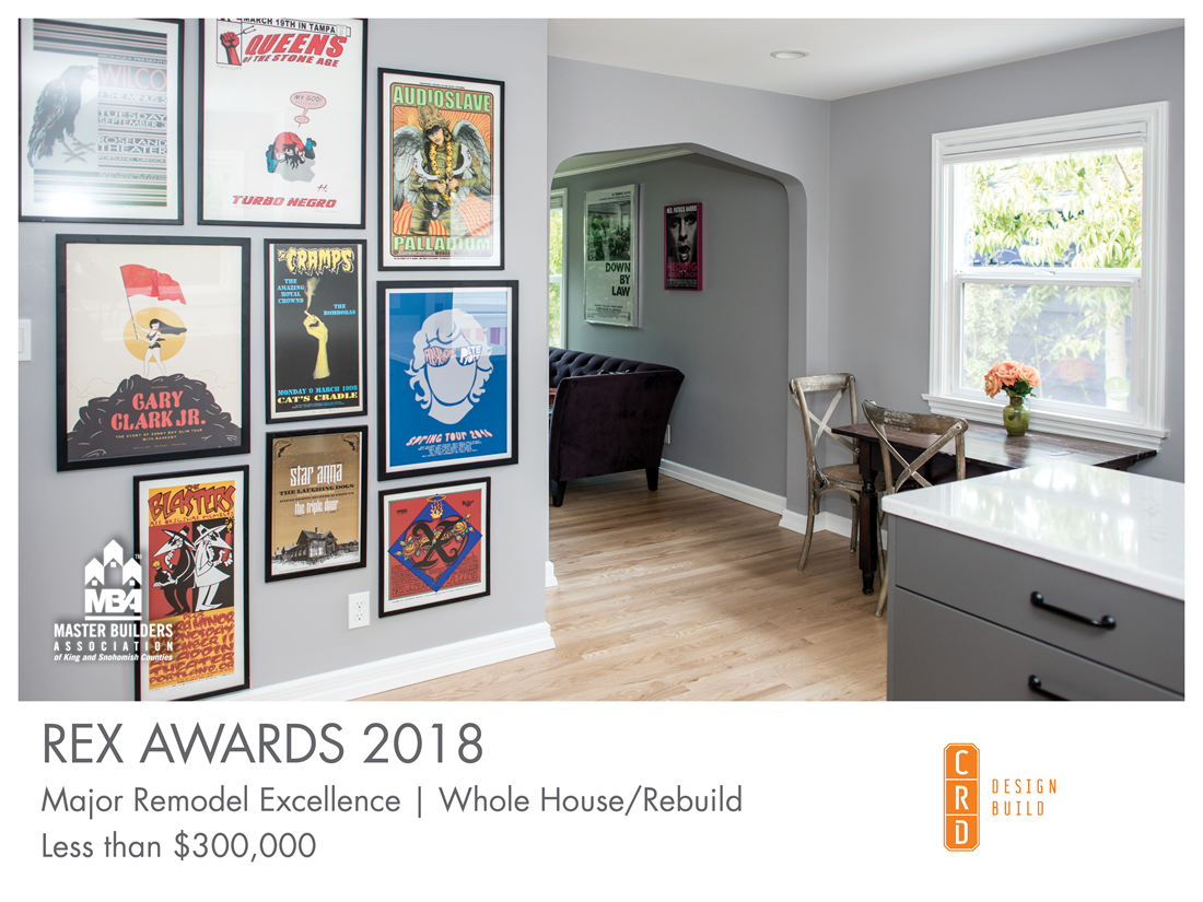 REX Award Winner: Major Remodel Excellence: Whole House/Rebuild—Less Than $300,000: CRD Design Build