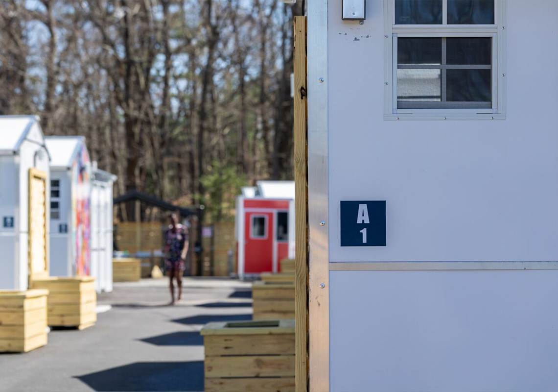 Pallet Village at Lemuel
Shattuck Hospital in Boston