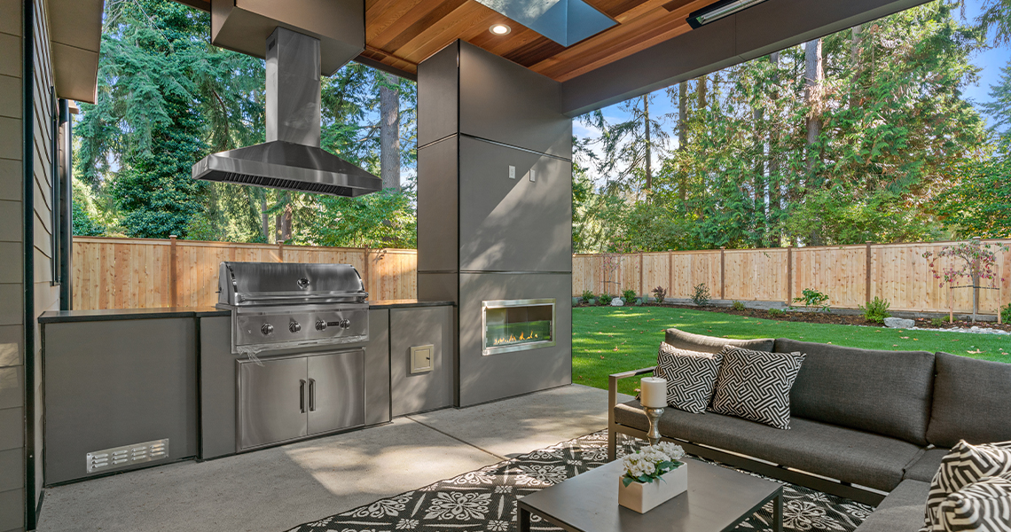 This Kirkland residence, by Everton Homes, takes indoor-outdoor living to the next level. Photo credit: Everton Homes
