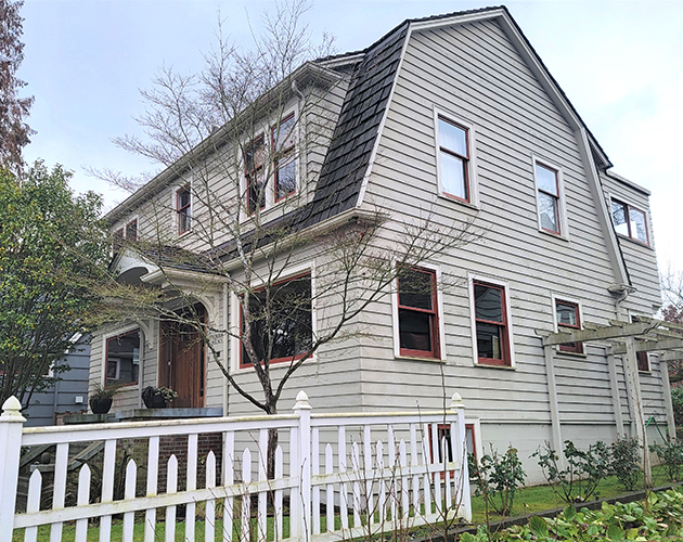 Dutch Colonial Revival style home