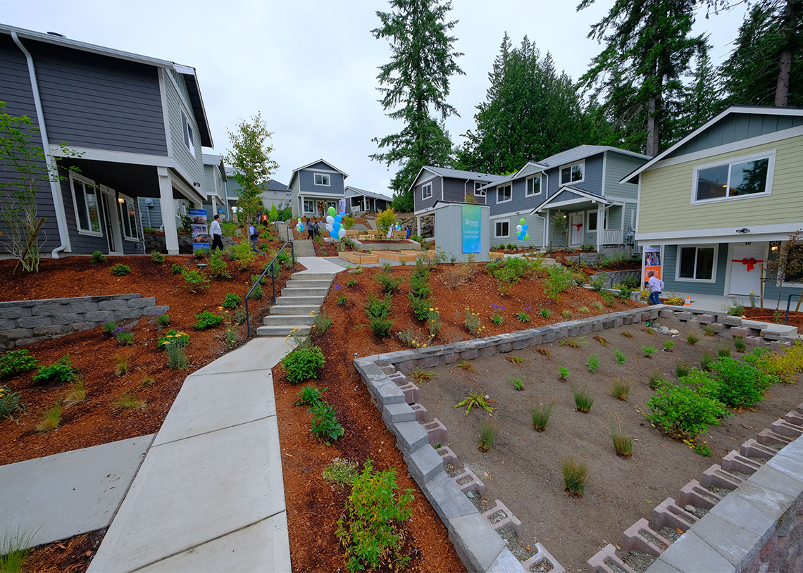 Habitat for Humanity Seattle-King County Built Green 4-Star Sammamish Cottage Community