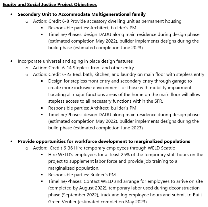 ESJ plan snapshot text