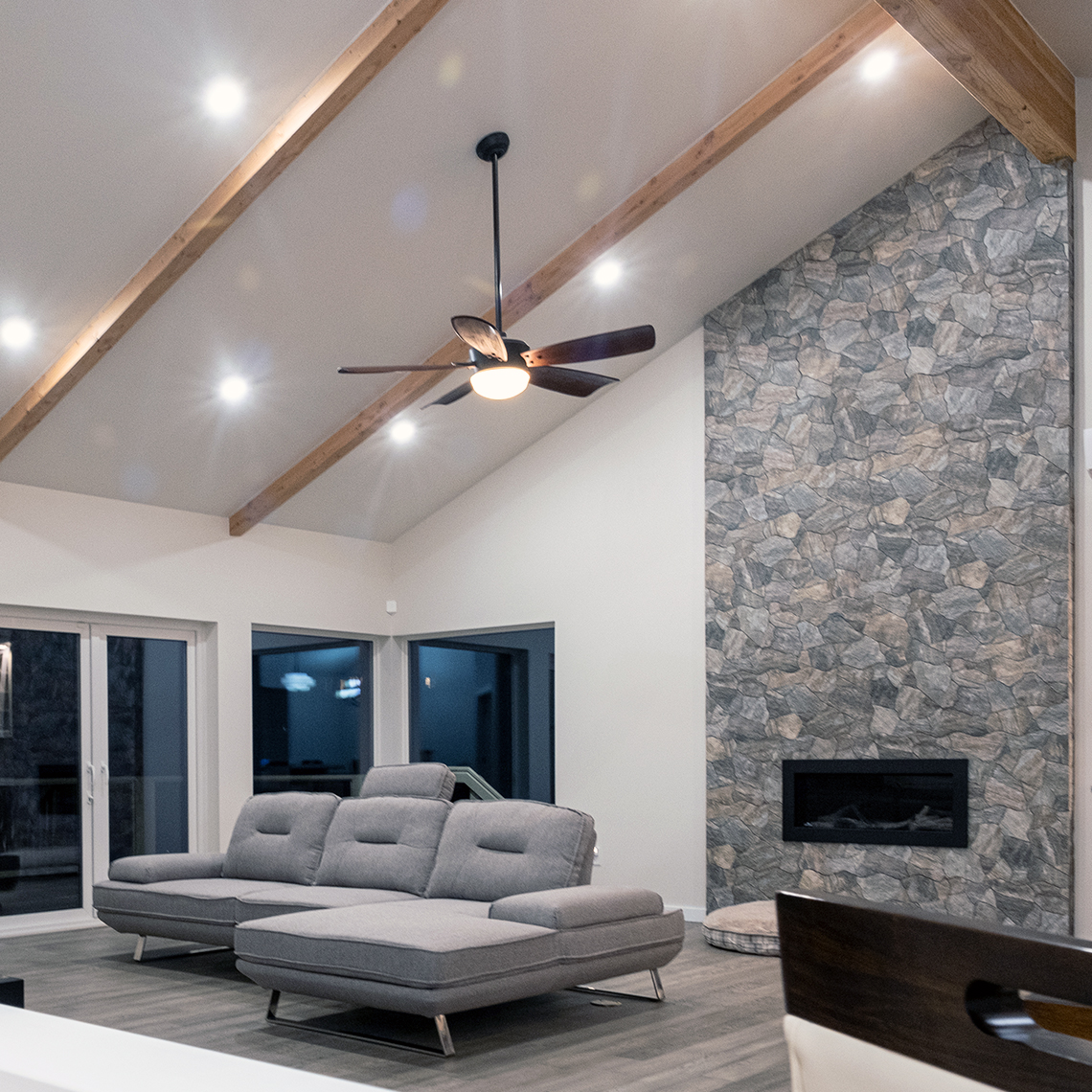 TC Legend Homes Built Green 5-Star Semiahmoo home living room