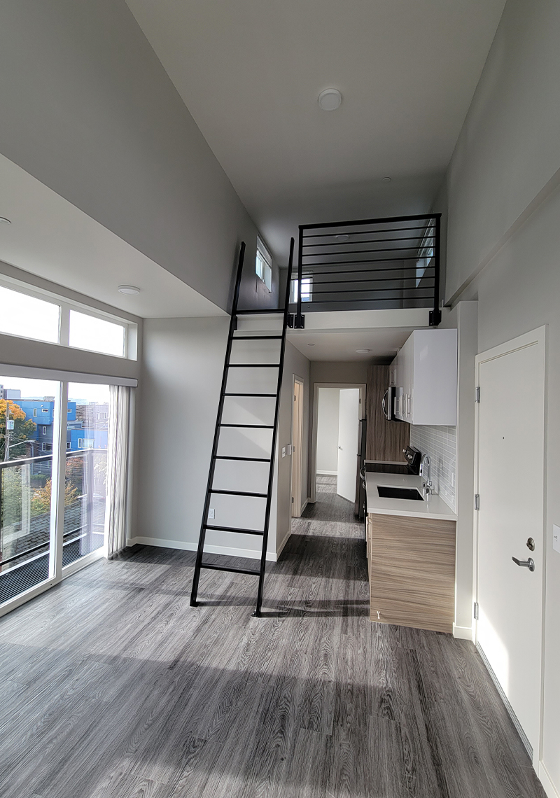 Hamilton Urban Partners: 4-Star Sylvan Court Expansion loft ladder