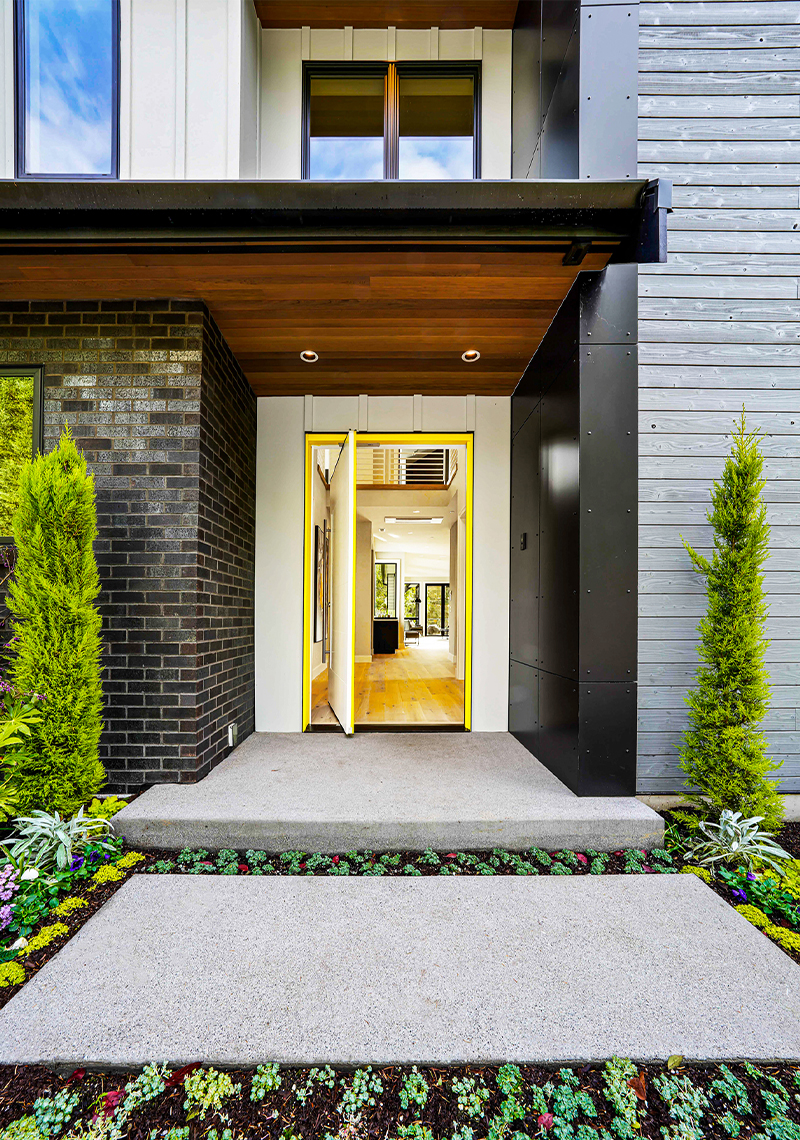 Lochwood-Lozier Northwest Idea House front door