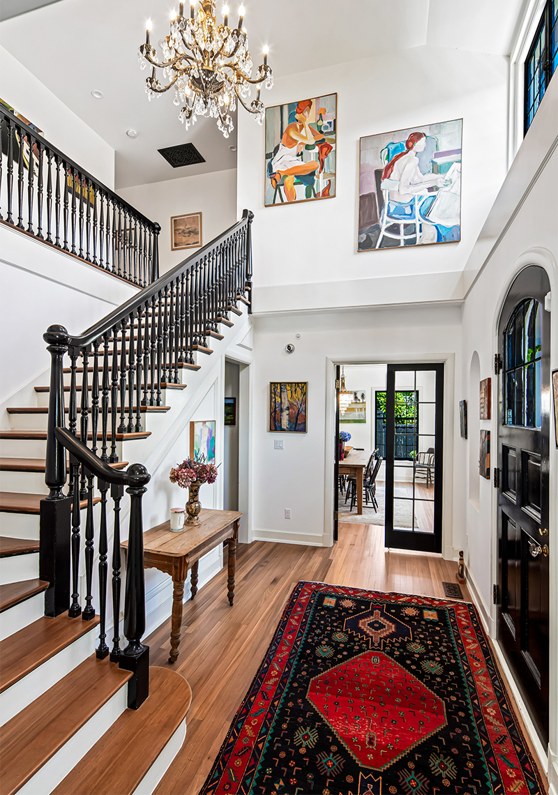 Dwell Development Lake House 2.0, interior staircase