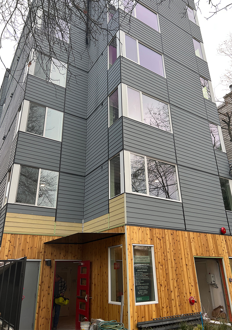 Habitat for Humanity condos in Capitol Hill, exterior