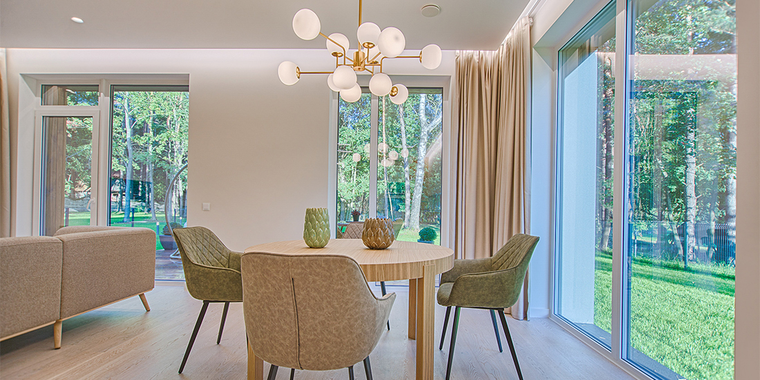 Contemporary dining room from In Form Design